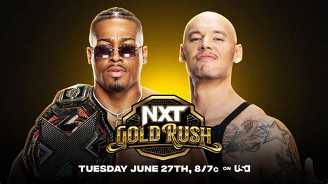 Quatro Title Matches Em Destaque No Nxt Gold Rush Ii