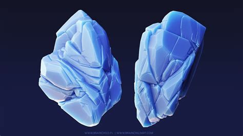 Quick D Sculpting Workflow Stylised Rock In Blender Timelapse