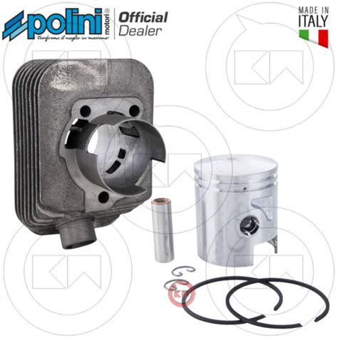 Set Kit Cylindre Polini Ø 43 Axe de Piston 12 Sans Tête Pour Gilera Cba