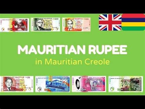 MAURITIAN CREOLE List Of ALL 15 Mauritian Rupee Coins Banknotes In