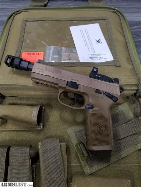 ARMSLIST For Sale PRICE DROP FNX Tactical With Compensator Vortex