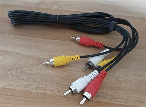 What is the red, yellow and white cable?