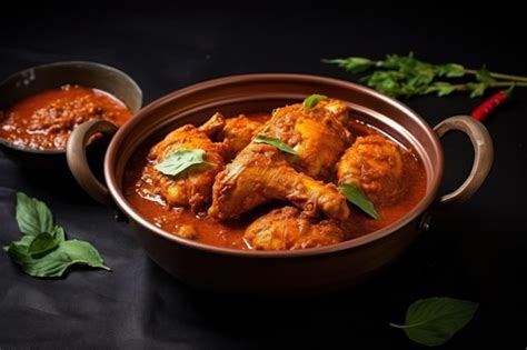 Premium Photo Chicken Curry Or Masala Kerala Style Chicken Curry