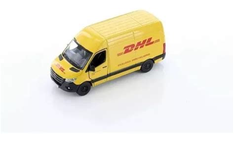 Miniatura Mercedes Benz Sprinter Dhl Escala 1 48 Novo