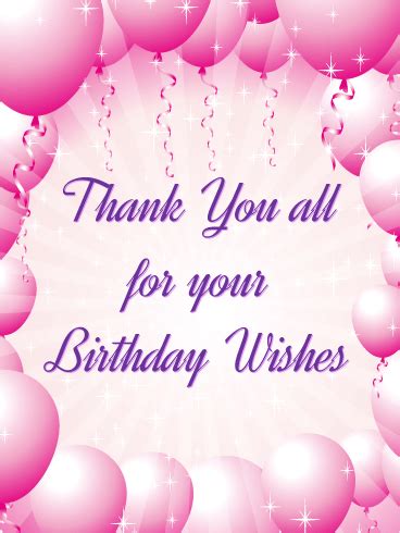 Thank You Everyone For Birthday Wishes Quotes - ShortQuotes.cc