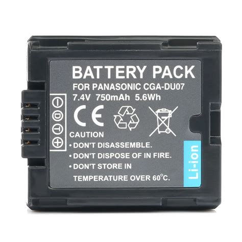 LANFULANG 1 Pack CGA CGR DU06 DU07 Replacement Li Ion Battery For