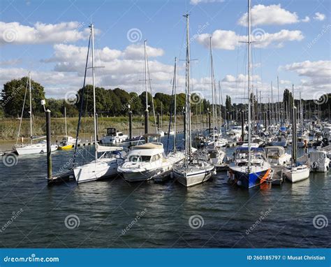 Port Of Saint Valery Sur Somme In France Editorial Photography Image