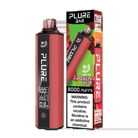 Plure Bar Disposable Vape 8000 Puffs 18ml Vape Puffer