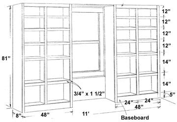 Bookcase Design Plans Plans Free PDF Download