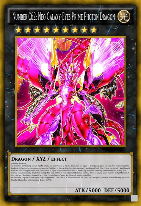 Number C62 Neo Galaxy Eyes Prime Photon Dragon By Yoshi Kage Kira On