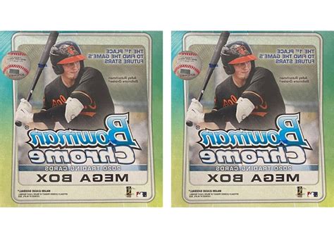 Bowman Baseball Mega Box 2x Lot 2020 Bowman Chrome