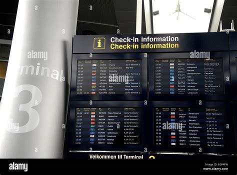 Kastrup airport, Copenhagen, Denmark. 28th February, 2015. SAS ...