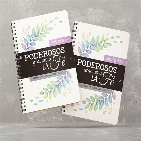 Libreta Jw Para Asamblea Regional 2021 2022 Poderosos Por Etsy