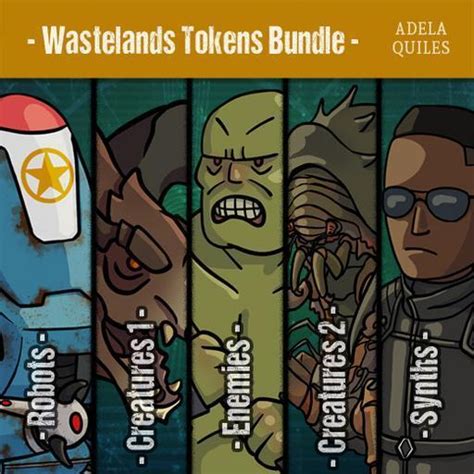 Wastelands Tokens Bundle Roll20 Marketplace Digital Goods For