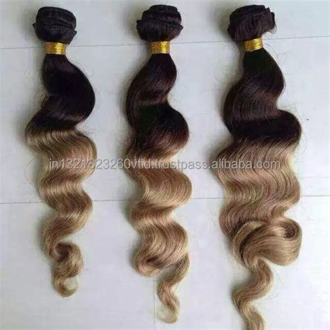 Double Wefted Raw Remy Temple Wavy Hair South Indian Unprocessed Raw