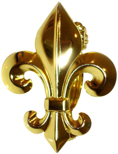 Pinces Deco Fleur De Lys Laiton Bril Decoration Fleur De Lis