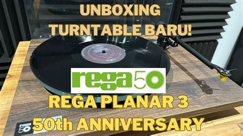 Upgrade Turntable Baru Rega Planar Th Anniversary Edition