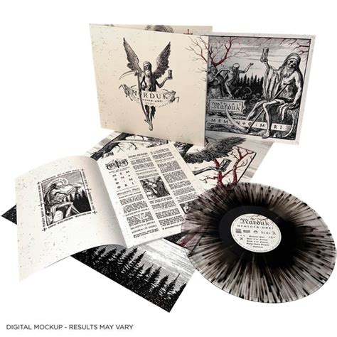 MARDUK Memento Mori Deluxe TRANSPARENT SCHWARZES Splatter Vinyl