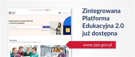 Zintegrowana Platforma Edukacyjna 2 0 już dostępna Ministerstwo Nauki