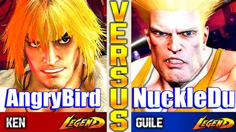 SF6 AngryBird Ken Vs Guile NuckleDu High Level YouTube