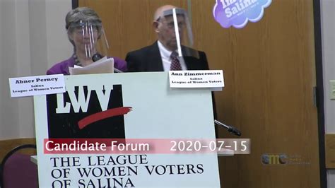 Lwv Candidate Forum Youtube