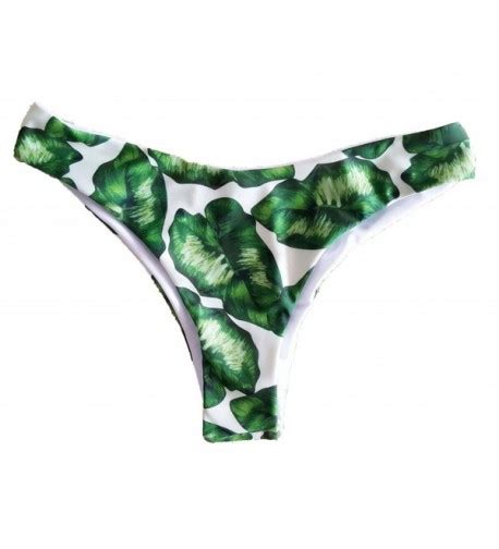Fashion Plus Women Gril New Pretty Bikini Swimsuit Cute Leaf Print Sexy Bikini Set Green