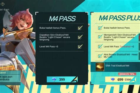 Cara Mendapatkan Skin Beatrix M4 Pass Gratis Tanpa Habiskan Uang