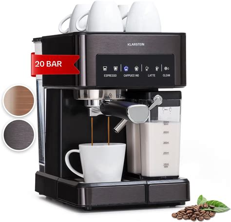 Klarstein L Coffee Machines With Milk Frother Bar Espresso