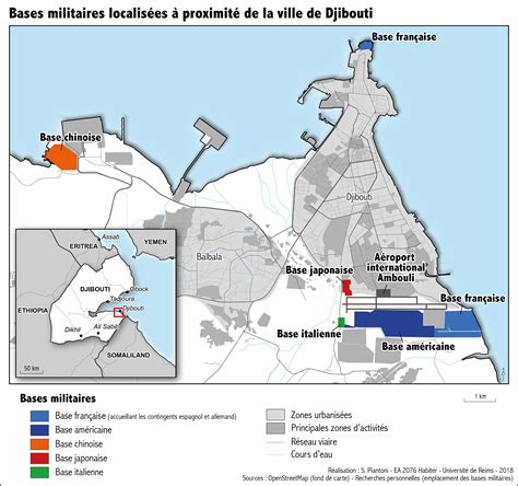 Djibouti Military Base Map