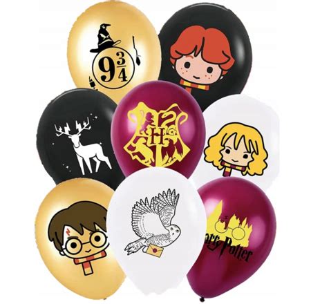 Harry Potter Balony Gumowe Z Nadrukiem Szt Mix Imprezy I Urodziny