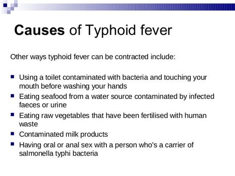 Typhoid fever