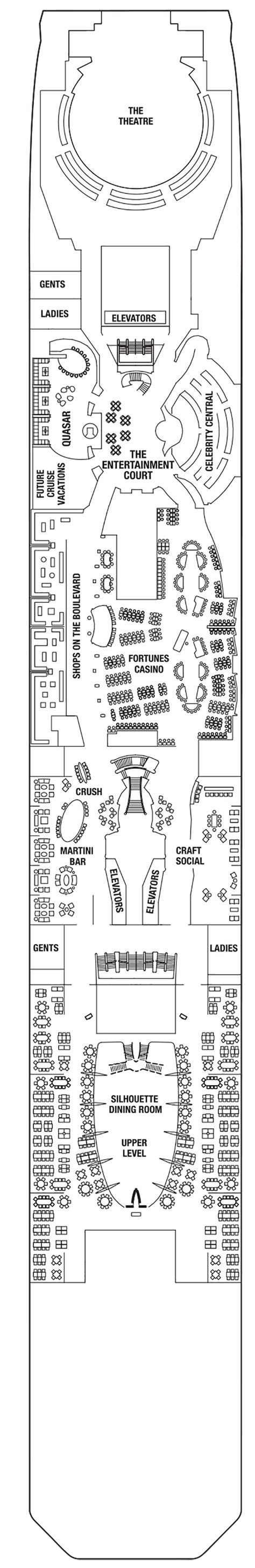 Celebrity Equinox Plano Del Barco Planet Cruise Es