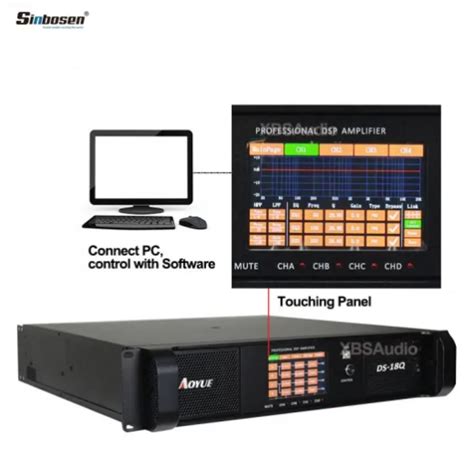 Sinbosen Dsp Q Kanal Digital Dsp Y Ksek Kaliteli Power Amplifier