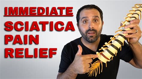 4 Exercises For Immediate Sciatica Pain Relief Youtube