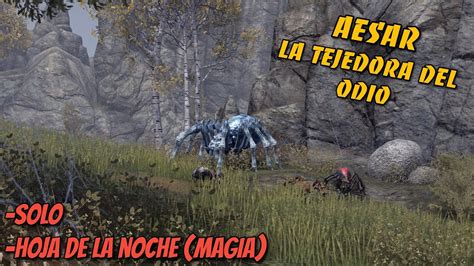 La Telara A De Aesar Hoja De La Noche Magia The Elder Scrolls