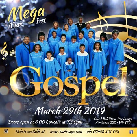 Gospel Concert Template Postermywall