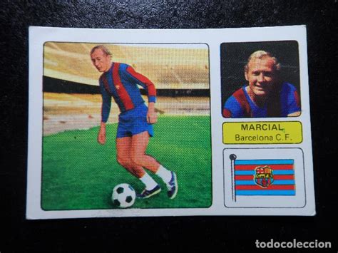 Marcial Del Barcelona Album Fher Liga 1973 19 Comprar Cromos De