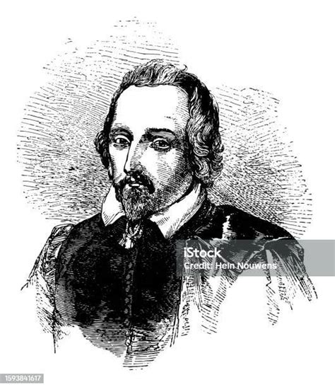 Philip Massinger English Dramatist Vintage Engraved Illustration Stock Illustration Download