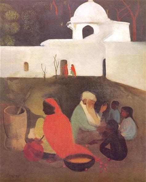 Ancient Storyteller, 1940 - Amrita Sher-Gil - WikiArt.org