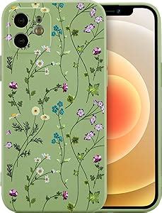 Amazon Raleavo Floral Case For Iphone Liquid Silicone Case With