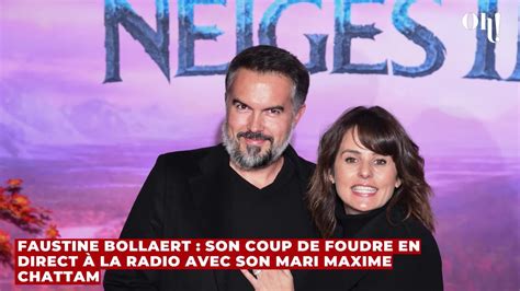 Faustine Bollaert son coup de foudre en direct à la radio avec son