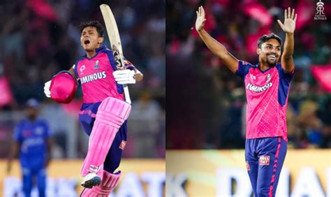 Rr Vs Mi Ipl 2024 Yashasvis Unbeaten 104 And Sandeeps 5 Wicket Haul