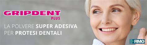 Gripdent Plus Polvere Super Adesiva Per Dentiere E Protesi Dentali