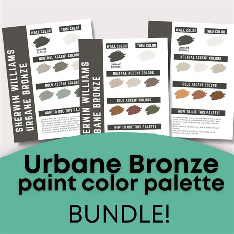 Urbane Bronze Color Palette Bundle The Paint Color Project