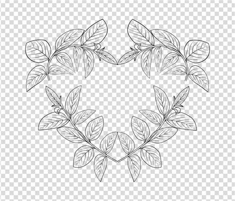 hand drawn plants, plant drawing vine isolated vector art on white background 16839110 Vector ...