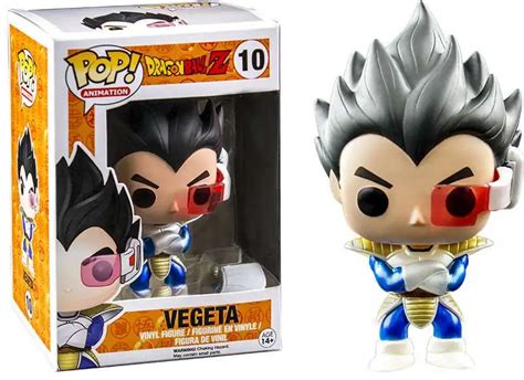 Funko Dragon Ball Z POP Animation Vegeta Exclusive Vinyl Figure 10 ...