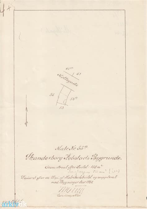 arkiv dk Matr Nr 55a Skanderborg Købstads Bygrunde