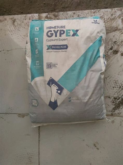 Walplast Homesure Gypex Silver Plus Gypsum Plaster Bag At Bag In