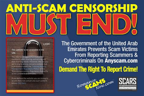 Scars ™ Rsn™ Anti Scam Poster End Censorship