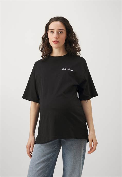 Evenandodd Maternity T Shirt Print Blackschwarz Zalandode